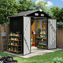 6.3 Ft. W X 4.2 Ft. D Steel Storage Shed With Door Lock