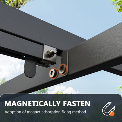 Metal Pergola with Canopy