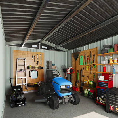 8 Ft. W X 12 Ft. D Metal Storage Shed