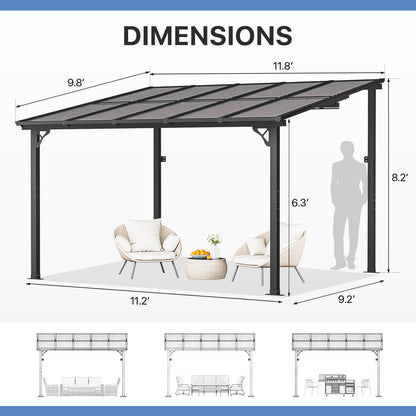 Metal Pergola With Canopy