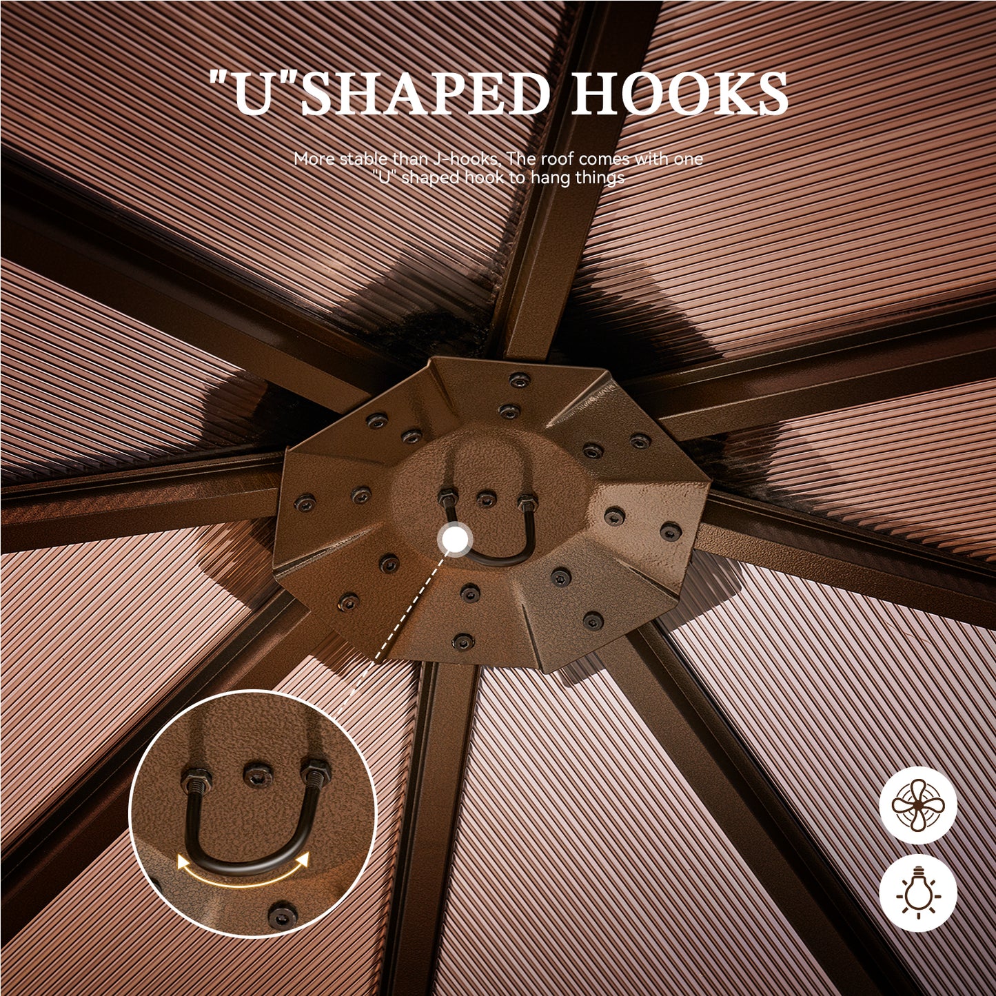 10 Ft. W x 10 Ft. D Aluminum Patio Gazebo