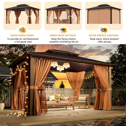 Aluminum Patio Hardtop Gazebo