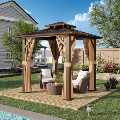 Aluminum Patio Hardtop Gazebo