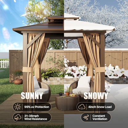 Aluminum Patio Hardtop Gazebo