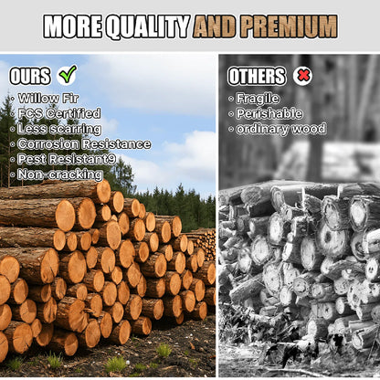 Jolydale Soild Wood Gazebo, Hardtop Gazebo With Galvanized Steel Double Roof, Suitable For Patios, Lawn And Backyard