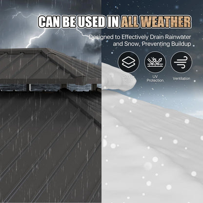 Jolydale Soild Wood Gazebo, Hardtop Gazebo With Galvanized Steel Double Roof, Suitable For Patios, Lawn And Backyard